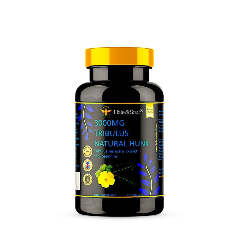 Hale & Soul Tribulus Terrestris, 1500mg Capsules, 120 Easy Swallow Capsules, Made in UK, GMP Standards - BeesActive Australia