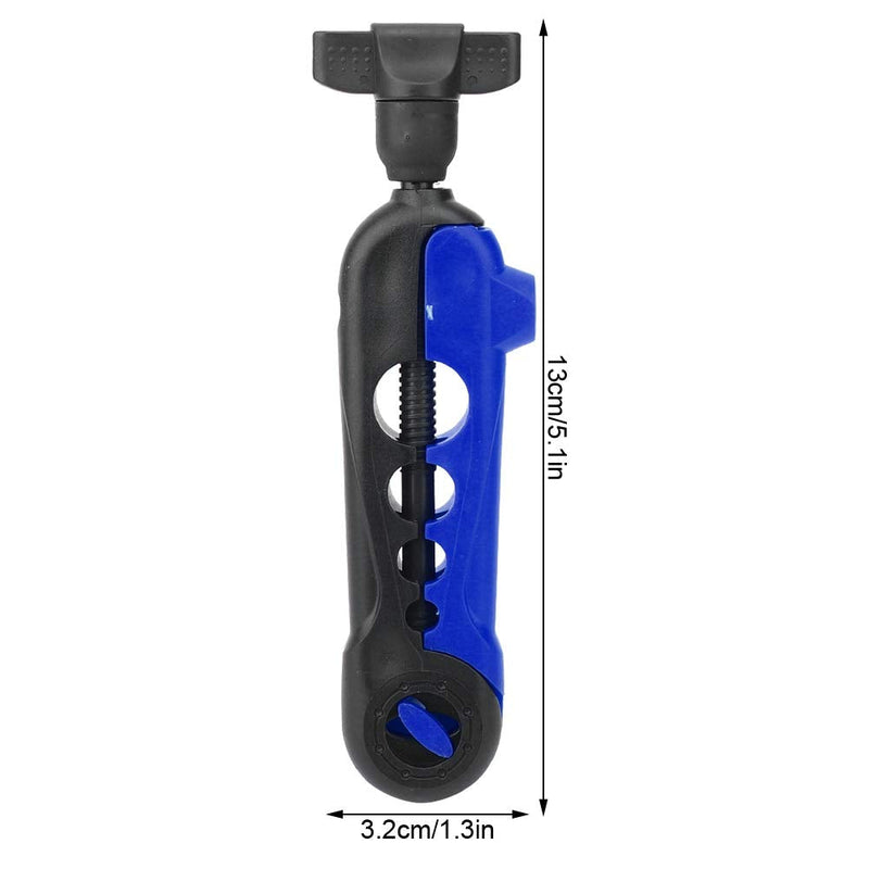 Bnineteenteam Mini Fishing Line Spooler Fishing Winder Reel Fishing Tackle Tool for Various Size Rod Blue Black - BeesActive Australia