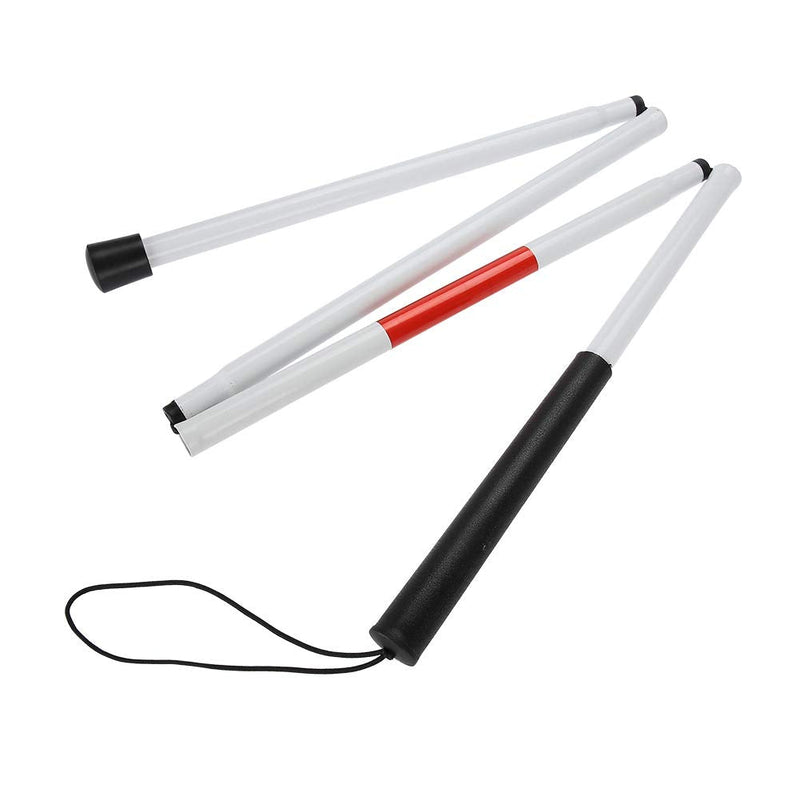 Folding Walking Stick - Portable Reflective Cane Crutch Anti-Shock Guide Walking Stick for Blind People (Local delivery) - BeesActive Australia