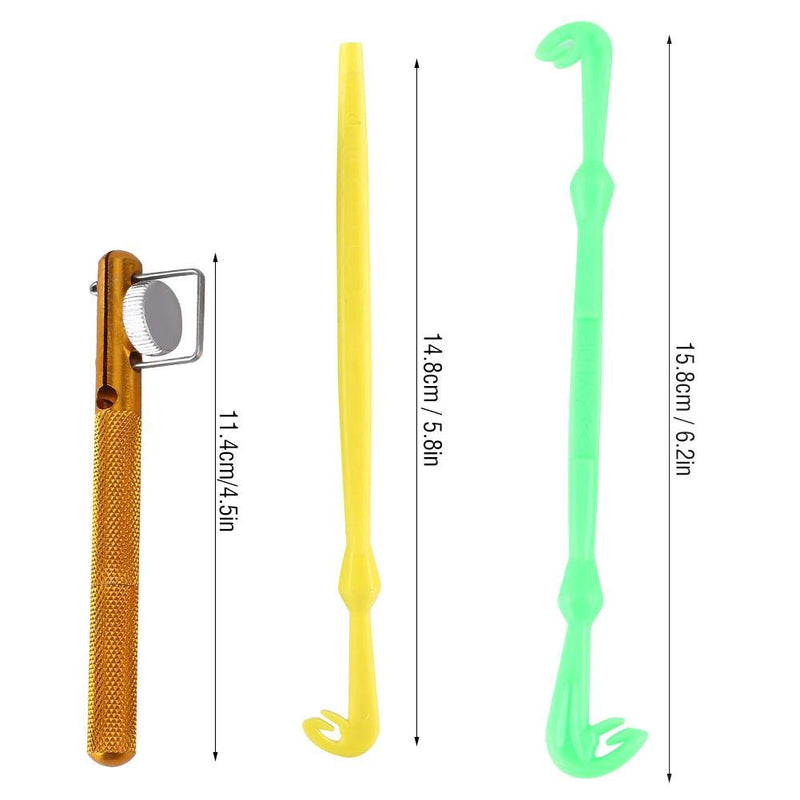 Loop Tyers for Fishing, Fishing Line Knot Tying Tool- 3 Set of Knot Tyers, Nail Knot Tyer, Hook Loop Tyer, Fishhook Remover Loop Tyer &Disgorger Detacher for Fly Fishing - BeesActive Australia