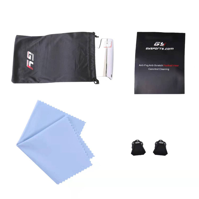 GY Football Facemask Visor,Clear REVO ice Blue Tinted Eye-Shield for Football Helmet for - BeesActive Australia