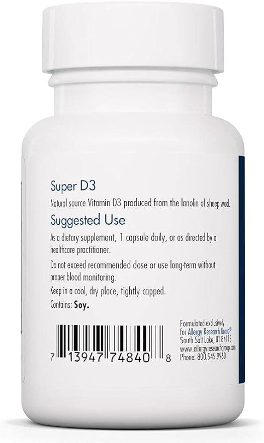Super Vitamin D3 Supplement 60 tablets 60 days supply x 1 bottle - BeesActive Australia