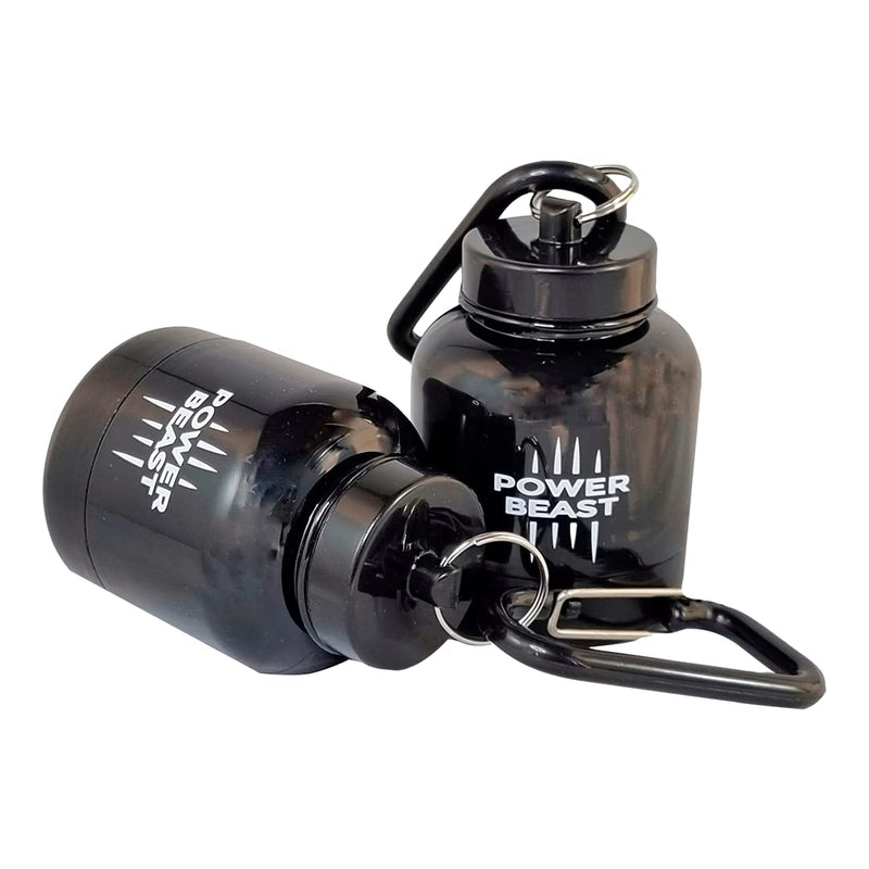 POWER BEAST 2X Protein Powder and Supplement Funnel Keychain, Portable To-Go Container, Portable Protein Powder Container for The Gym Workouts, Fitness, and Travel 2-Pack. - BeesActive Australia