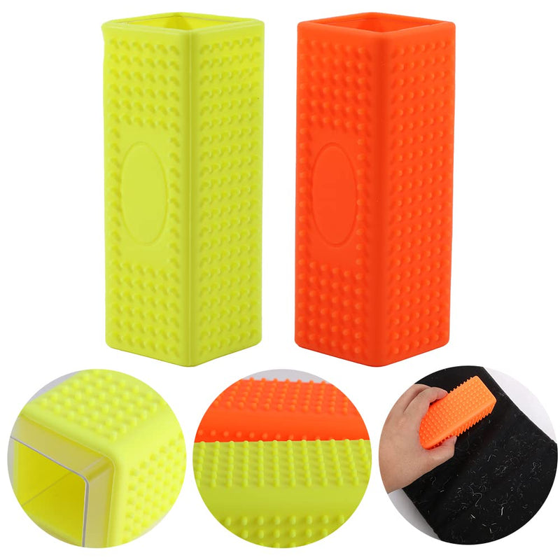Pet Dog Cat Hair Remover Furniture Rubber Pet Hair Block Roller Cleaner,Carpet Brush for Dog Hair Sofa Hollow Rubber Cleaner Brush - BeesActive Australia