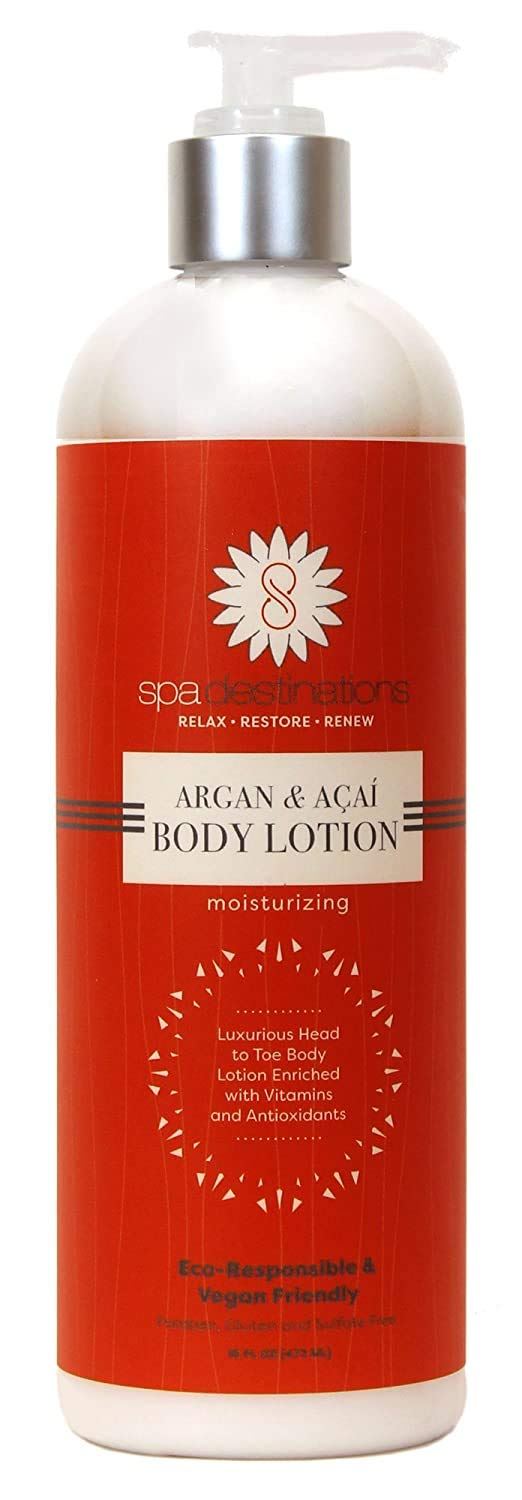 Spa Destinations Argan & Açaí Moisturizing Body Lotion 16 Ounce - BeesActive Australia