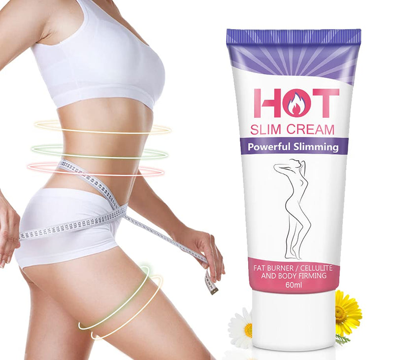 Hot Cream Tightening and Slimming 2Pcs,Powerful Anti Cellulite Cream,Profession Slimming Cream Fat Burner for Tummy,Waist, Buttocks and Thighs - BeesActive Australia