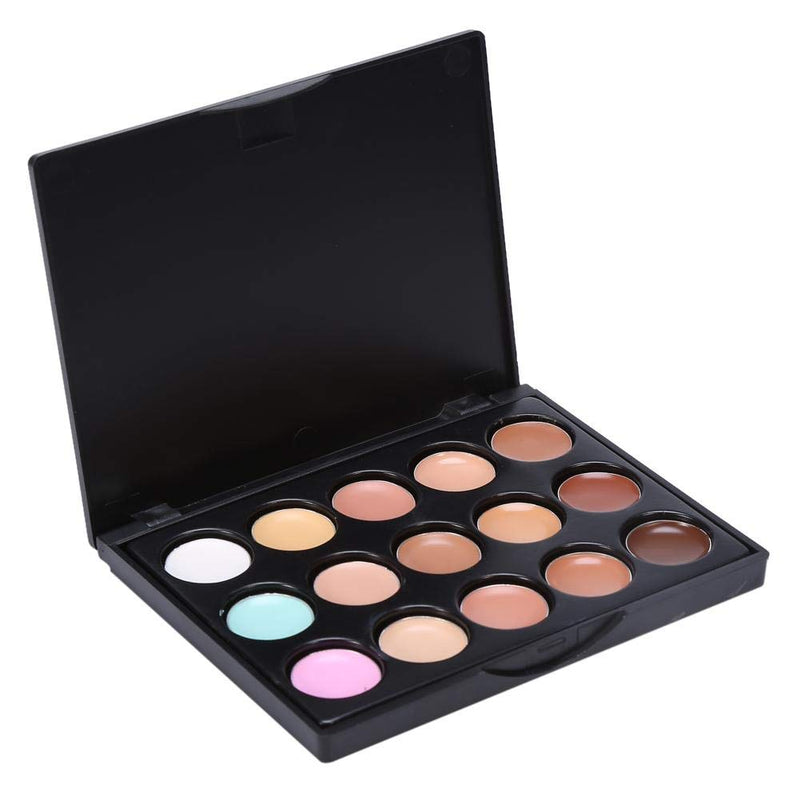 Concealer Palette,15 Colors Professional Concealer Make Up Face Eye Circle Cover Cream Contouring Foundation/Concealer Palette Highlighting Makeup Tool for Girls Gift(15 Colors) 15 Colors - BeesActive Australia