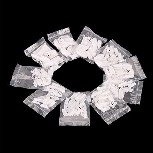 500pcs Lady White French Acrylic Style Artificial False Nails Half Tips - BeesActive Australia