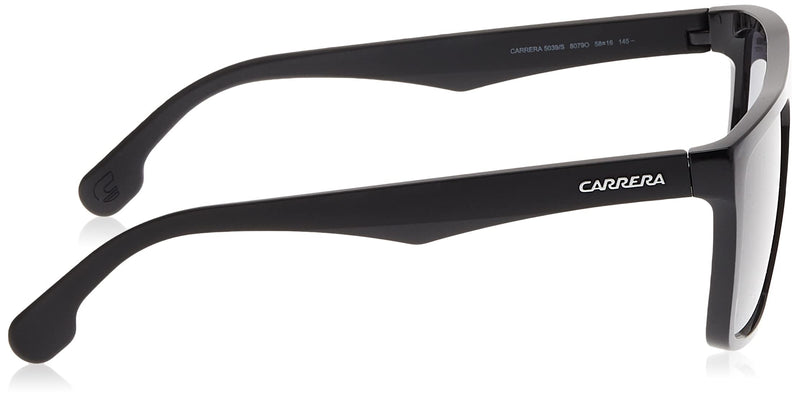 Carrera unisex adult Carrera 5039/S Sunglasses, Black/Dark Gray Gradient, 58mm 16mm US - BeesActive Australia