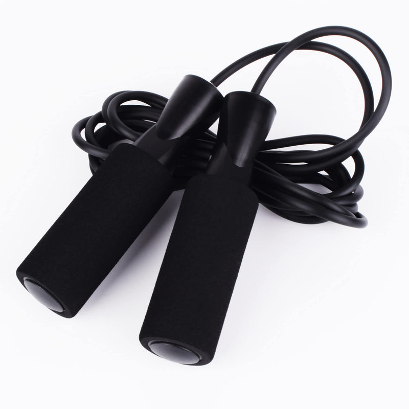 Jump Rope Adjustable Durable for Fitness Workout Exercise Black - BeesActive Australia