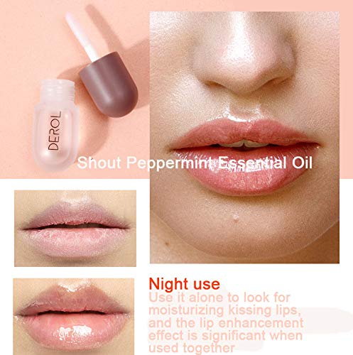 Lip Plumper Set,Natural Lip Plumper and Lip Care Serum,Lip Enhancer for Fuller,Beautiful Fuller,Lip Mask,Plump And Beautiful, Enhance Lips Elasticity - BeesActive Australia