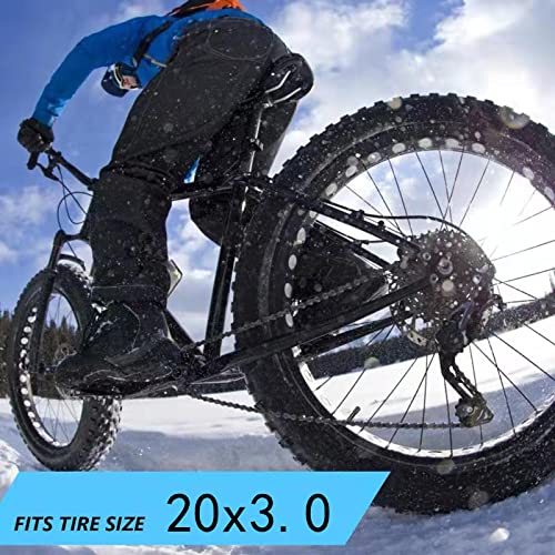 2 Pack 20" Fat Tire Tubes 20 X 3.0 AV33mm Schrader Valve 20" Bicycle Tubes Compatible with 20X3.0 20X3.2 20 X 3.30 20X3.50 Mountain Bike Fat Tire Tubes - BeesActive Australia