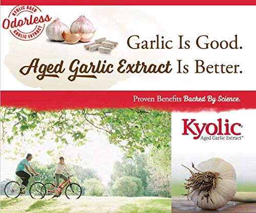 Kyolic Garlic Formula 104 Cholesterol (300 Capsules) 300 Count (Pack of 1) - BeesActive Australia