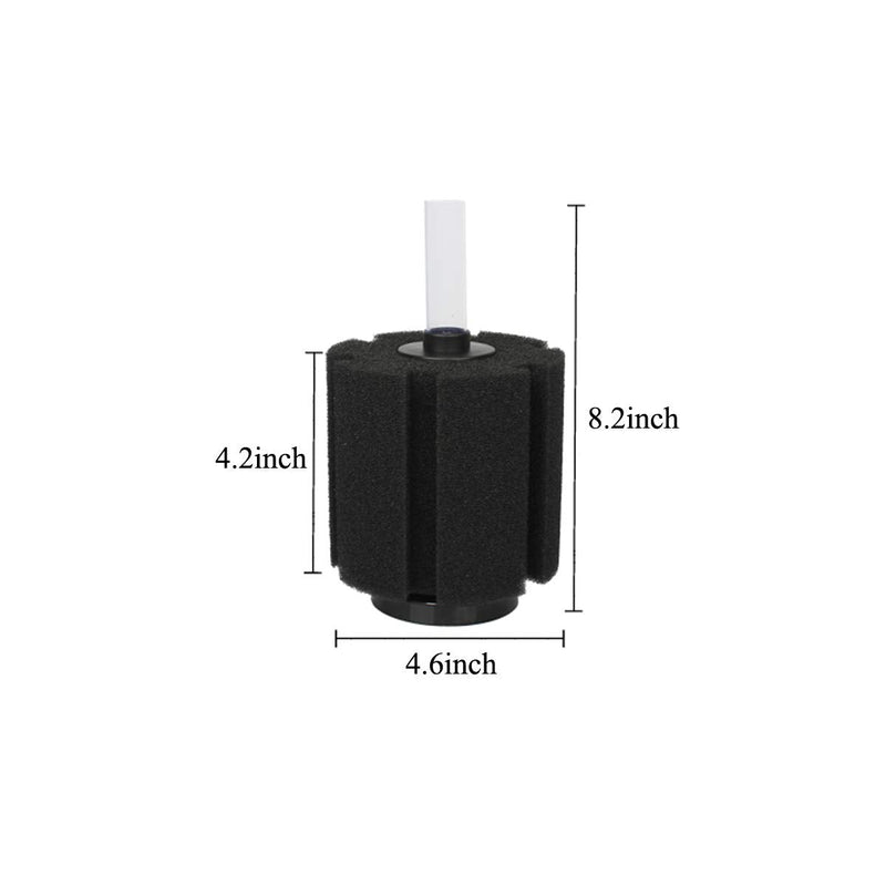 ALEGI Aquarium Bio Sponge Filter Kit with Air Tubing, Suction Cups, Check Valves for 20 Gal, 30 Gal, 55 Gal Breeding Fry Betta Shrimp Fish Tank X-Large For 40-80 Gal - BeesActive Australia