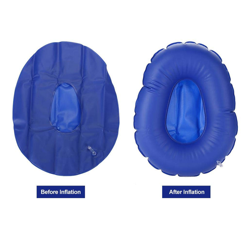 Sonew Professional Air Inflatable Potty Blue Seat Cushion Portative Chair Cushion Foldable Back Cushion - BeesActive Australia