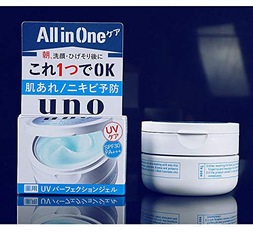 UNO UV Perfection Gel For Men With Sunscreen SPF 30 PA +++ + Moisturizing Daily Protection For Man, 80g - BeesActive Australia