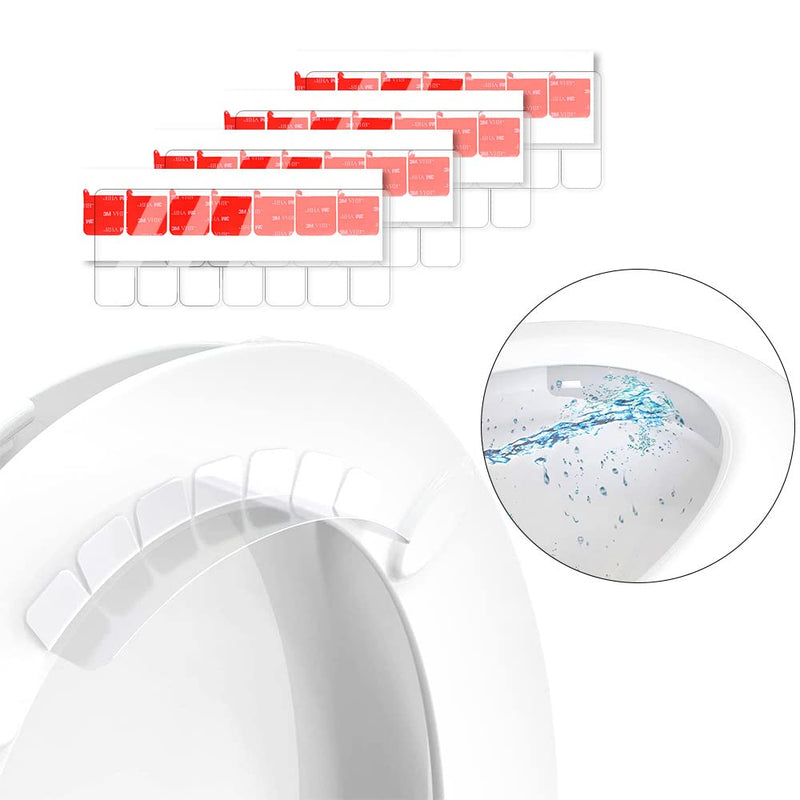 Hsthe Sea 2 PCS pee guard for Toilet Seat Pee Splash Guard,Urine Deflector Prevents Urine Spillage,for Round and Oval Toilets - BeesActive Australia