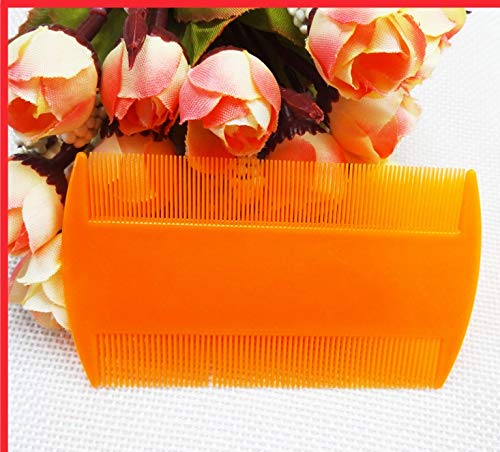 A1SONIC® Neon Double Sided Nit Comb for Head Lice Detection Comb | it removes Nits, Lice and Fleas and eggs (ORANGE) ORANGE - BeesActive Australia