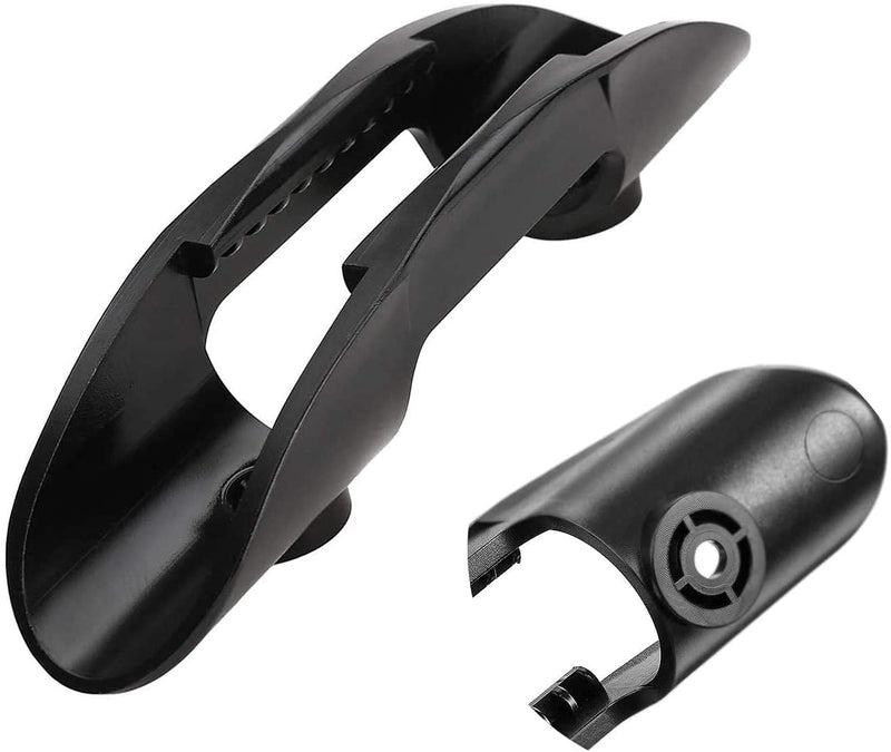 Housedeco Kayak Paddle Holder Clips(Including Screws),Deck Mounted Universal Kayak Paddle Clip & Fishing Net Clip 2Pcs Black - BeesActive Australia