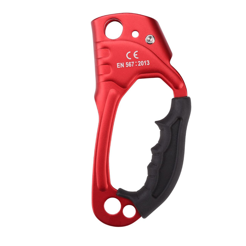 Paliston Climbing Hand Ascender for Rock Climbing Arborist (Right and Left) for 8~13 mm Rope Left - Red - BeesActive Australia