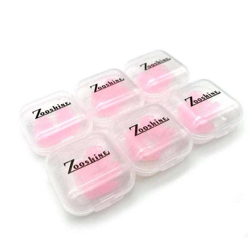 Zooshine Set of 6 Waterproof Kids Swimming Earplugs, Swim Ear Plugs Protect Children's Ears in Water Shower Pink - BeesActive Australia