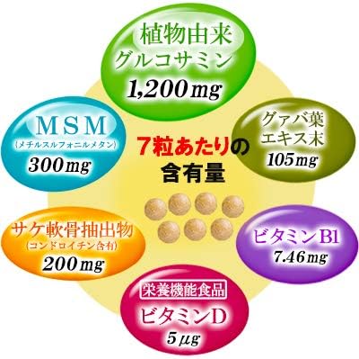 Health Family Glucosamine Rich 210 Tablets 30 Days Vegetable Glucosamine Chondroitin MSM Vitamin B1 Nutritional Function Food - BeesActive Australia