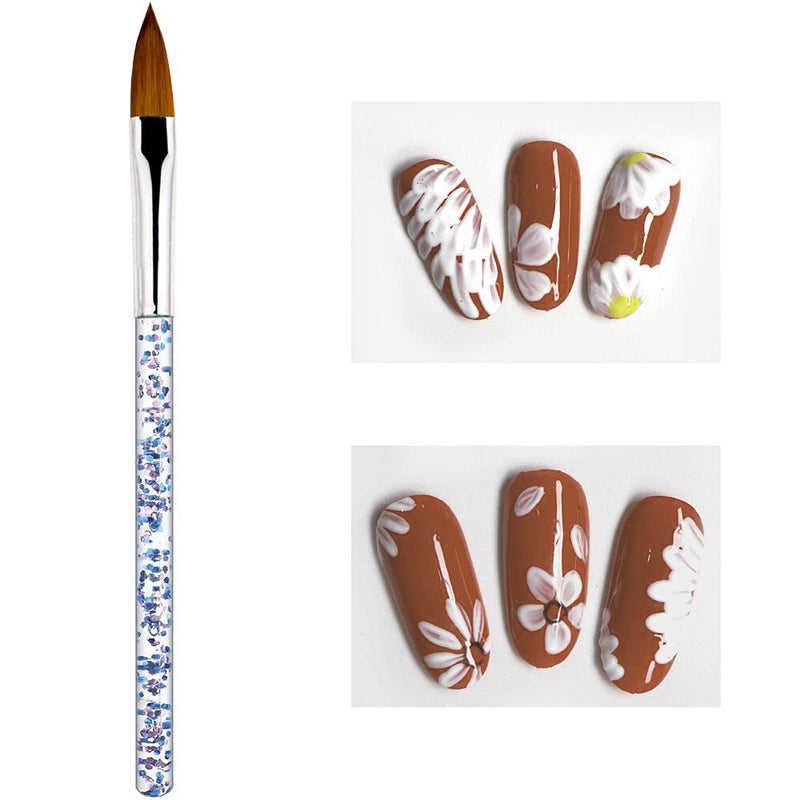INNKER 10PCS Nail Painting Brush Pen Set 3D Nail Art Pens Brushes UV Gel Acrylic Nail Brush for Home and Salon Use Nail Extenion Acrylic Powder 3D Paiting Carving Line green - BeesActive Australia
