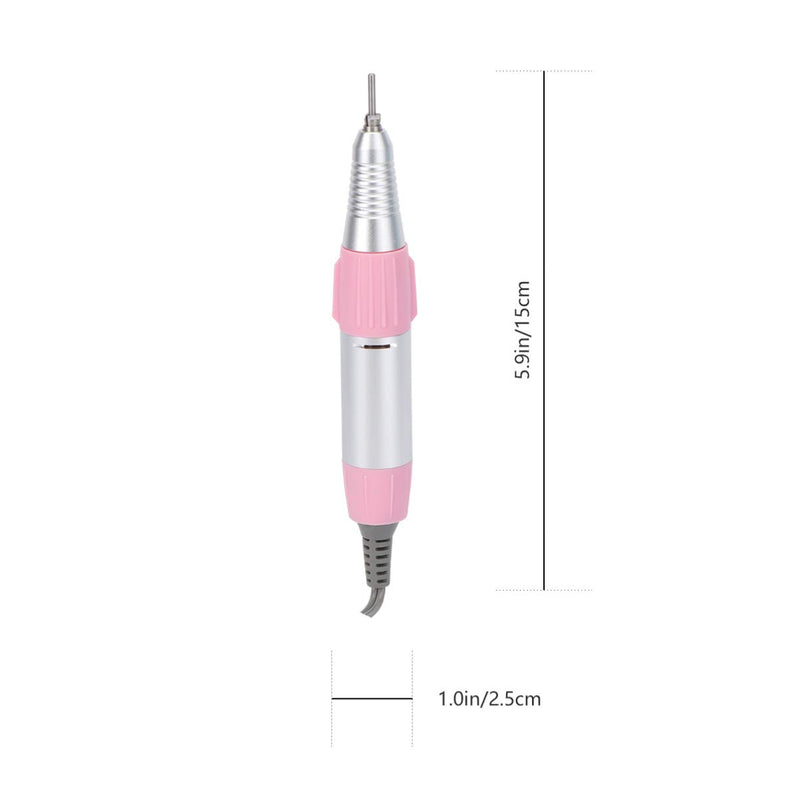 Frcolor Professional Nail Drill Handle Handpiece for Electric Nail Manicure Pedicure Machine 202 (Pink) Pink - BeesActive Australia