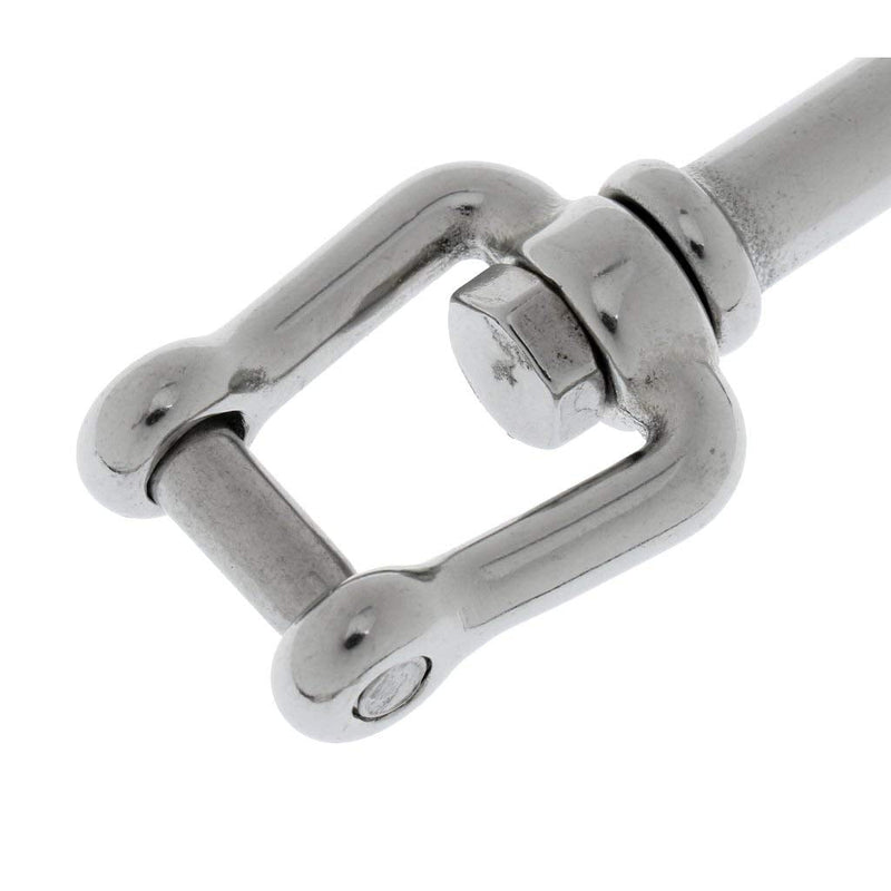 YiMusic 2 Pieces Heavy Duty 316 Stainless Steel Swivel Shackle Bolt Snap Hook Suit for Outdoor Camping Fishing Water Sports Accessories - BeesActive Australia