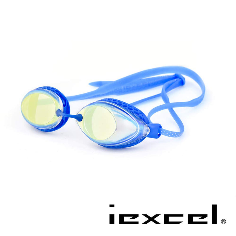 [AUSTRALIA] - LANE 4 iexcel Performance & Fitness Swim Goggle - Hydrodynamic Design, Anti-Fog UV Protection for Adults Men Women VX-940 -5.0 