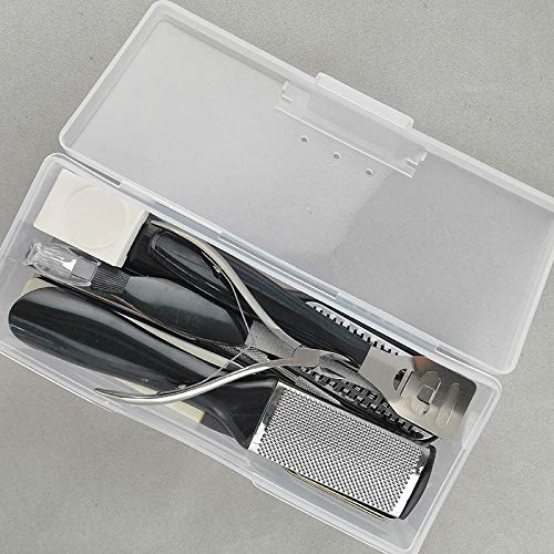 Pro Pedicure Tools Kit 15 in 1, Set of 15 Stainless Steel Foot File Pedicure Manicure Gadget Foot Peel and Callus Clean Feet Dead Skin Callus Remover Tool Set for Men Women Unisex Salon or Home - BeesActive Australia