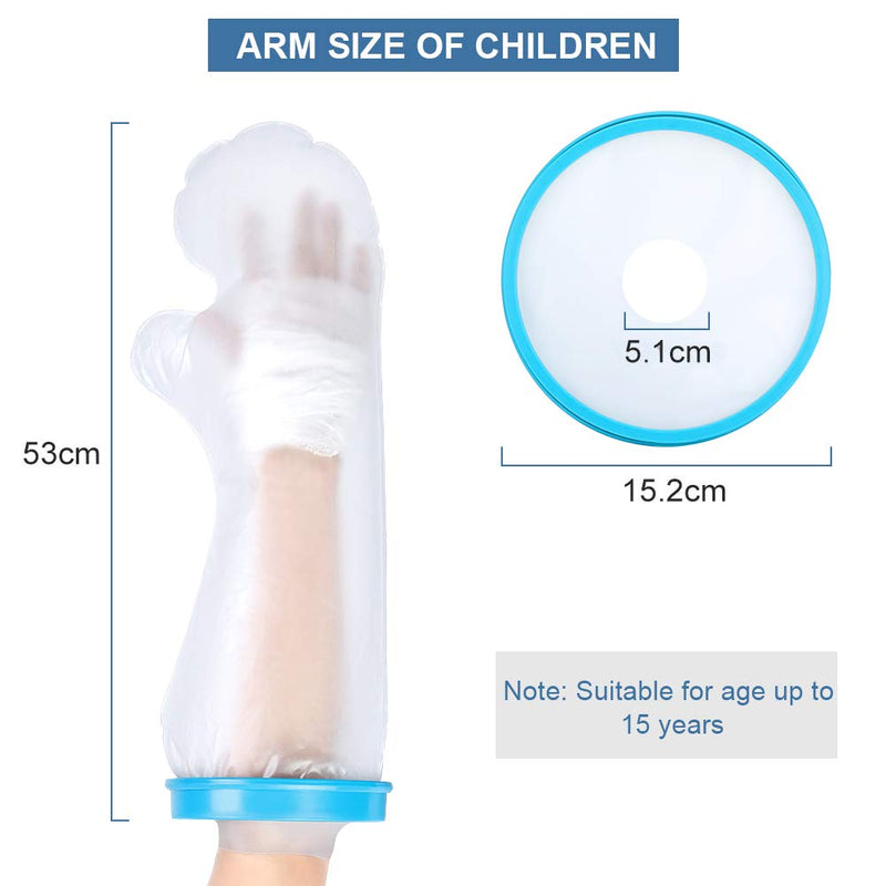 Yosoo Health Gear Kids Arm Cast Covers, Waterproof Arm Cover for Shower, Child Cast Protector Watertight Seal Keep Wound and Bandage Dry for Broken Arm, Wrist, Hand, Fingers, Left or Right Arm Arm Child - BeesActive Australia