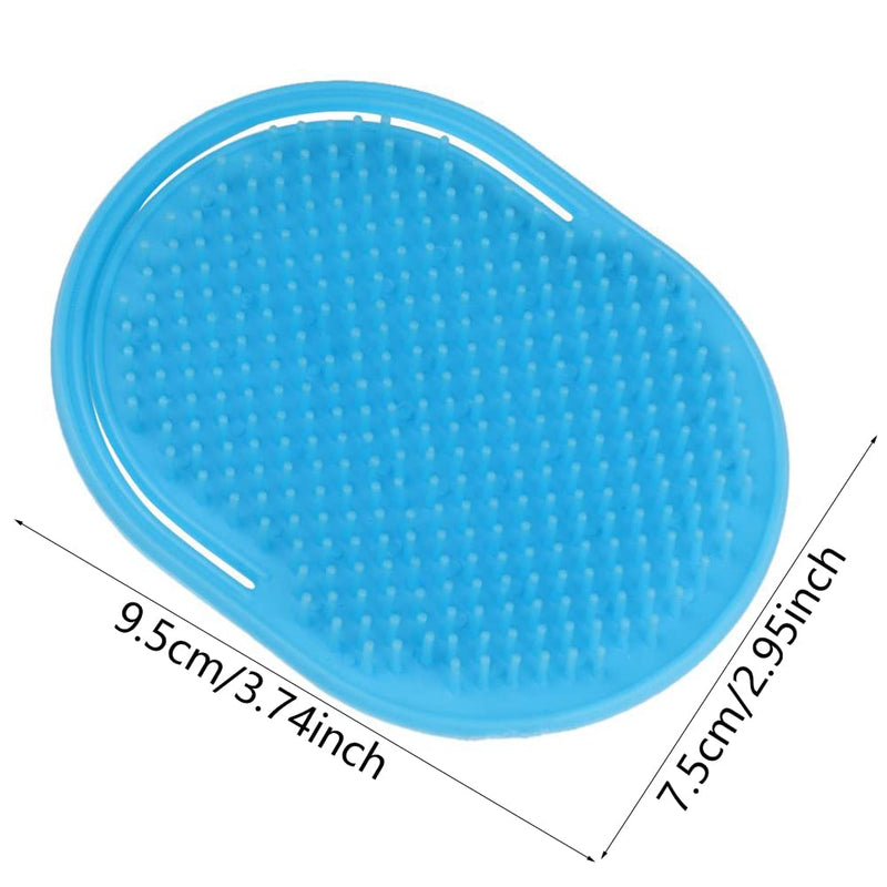 6 Pack Hand Pocket Comb Scalp Massager Portable Soft Pocket Men Black Brush Accessories for Home Travel Office(Blue) - BeesActive Australia