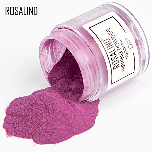 ROSALIND Acrylic Powder Nail Kit 6 Colors Pink Nude Series Nail Dip Powder Colors Acrylic Dipping Powder Starter Kit For French Nail No Nail Lamp Needed - BeesActive Australia