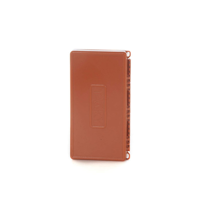 fishpond Tacky Double Haul Silicone Slit Fly Box - Burnt Orange - BeesActive Australia