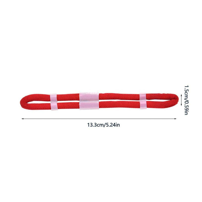 Alomejor Archery Finger Sling Elastic Cloth Adjustable Fingersling Archery Finger Sling for Outdoor Recurve Bow red Large - BeesActive Australia