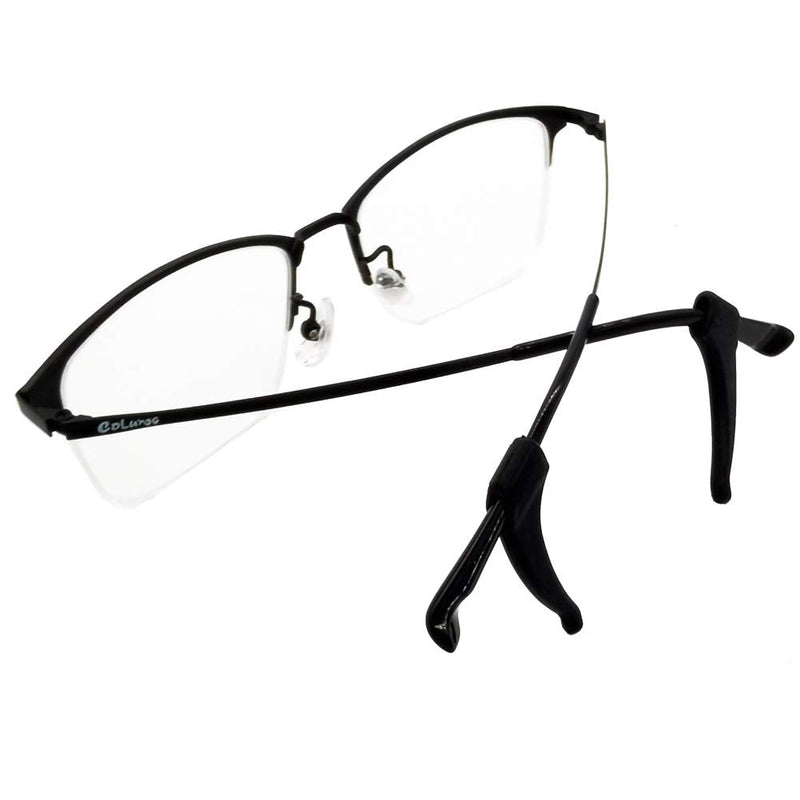 3 Pairs Anti-Slip Ear Hook Grip Glasses Accessories Ear Hook Eyeglass Temple Tip for Sunglasses and Glasses (Black) Black - BeesActive Australia