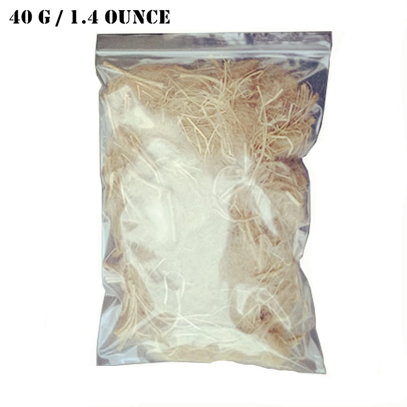 YJJKJ Natural Mixing Nesting Material Pads for Bird Nest, Bird Nest Nesting Liners Great for Nest Building and Hideouts 40G / 1.4OZ - BeesActive Australia