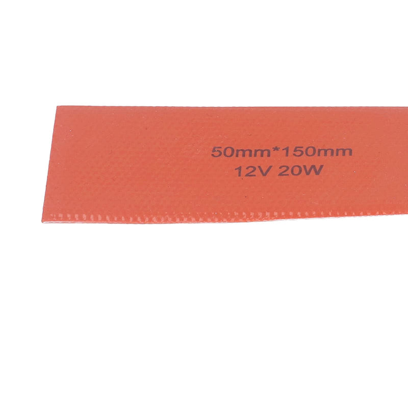 4 Pcs Silicone Rubber Heating Pad, Flexible Silicone Heater Mat Rubber Heating Blanket Hot Heated Bed for Industrial Equipment 20W 12V - BeesActive Australia