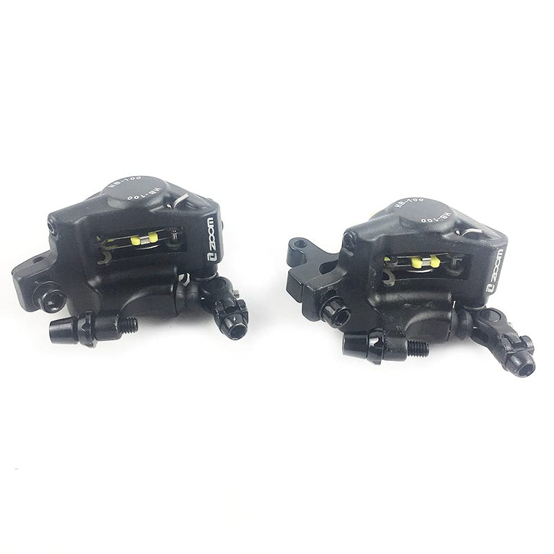 catazer MTB Road HB-100 MTB Road Line Pulling Hydraulic Disc Brake Calipers Front & Rear Mountain Bike Disc Brake E-Bike Disc Brake 1 Pair Black - BeesActive Australia