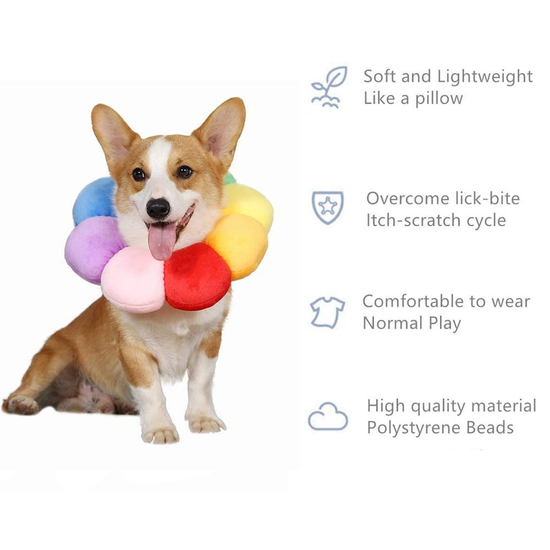 ccypet Pet Adjustable Recovery Collar - Recovery Protective Pet Cone Wound Healing Protective Soft Edge for Pets/Kitten/Cats/Small Dogs Medium - BeesActive Australia
