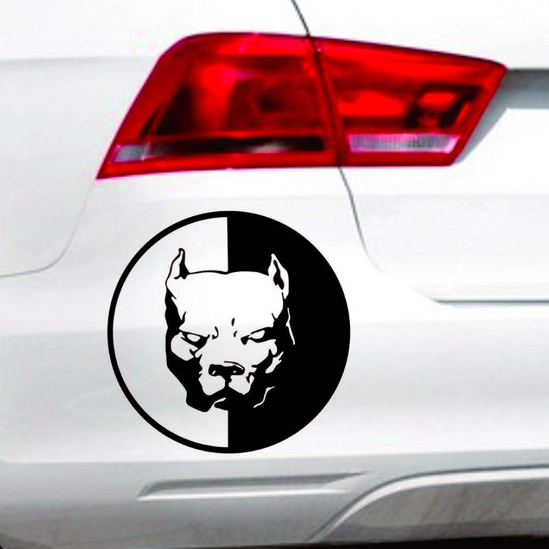 JumpyFire Dog Wolf Car Sticker Dog Black - BeesActive Australia