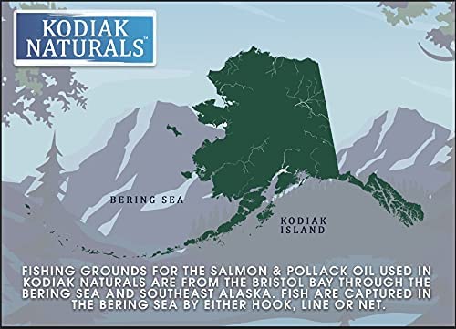Kodiak Naturals, Wild Alaskan Salmon Oil Formula for Dogs & Cats, a Balanced Blend of Pure Fish Oils with EPA and DHA from Wild-Caught Fish. Support for Skin & Coat, Joints, and Immune Health 18 OZ - BeesActive Australia