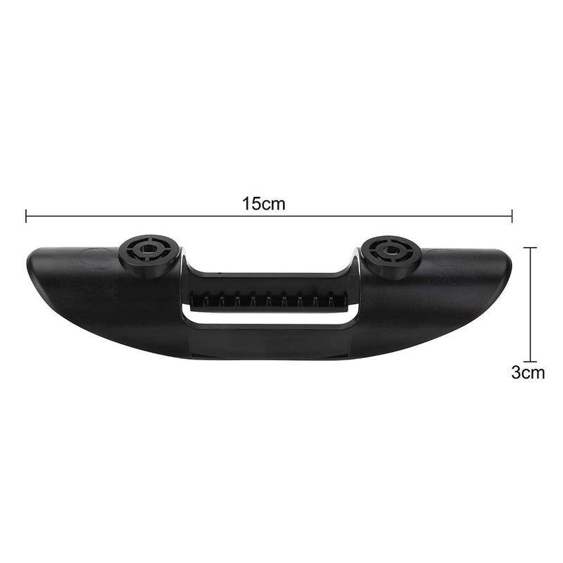 Mayitr Kayak Paddle Accessories Plastic Paddle Holder Clip Black, Kayak Paddle Clip Universal Kayak Paddle Mount Holder Clip & Fishing Net Clip，2 Pcs - BeesActive Australia