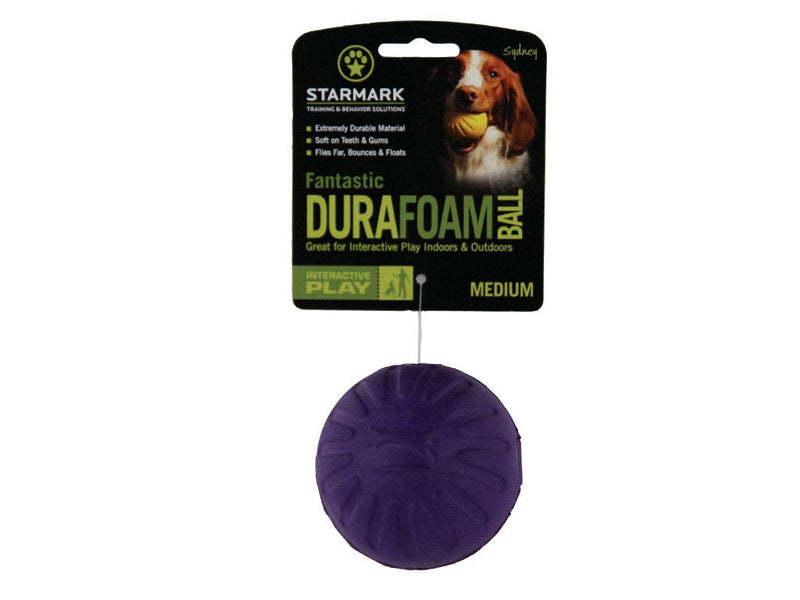 Starmark Fantastic DuraFoam Ball Tough Dog Toy, Color Varies Medium - BeesActive Australia