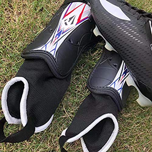 Rawxy Soccer Football Shin Guards with Super Protective Flexible Low-Profile,Great for Adult,Youth, Junior black/white Medium - BeesActive Australia