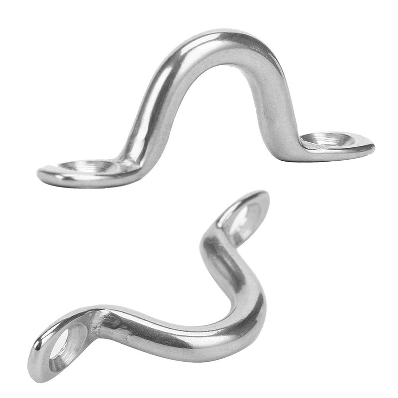 [AUSTRALIA] - Amadget Bimini Boat Top PAD Eye, 316 Stainless Steel Eye Straps Tie Down Kayak Deck Loops (Pack of 10) 