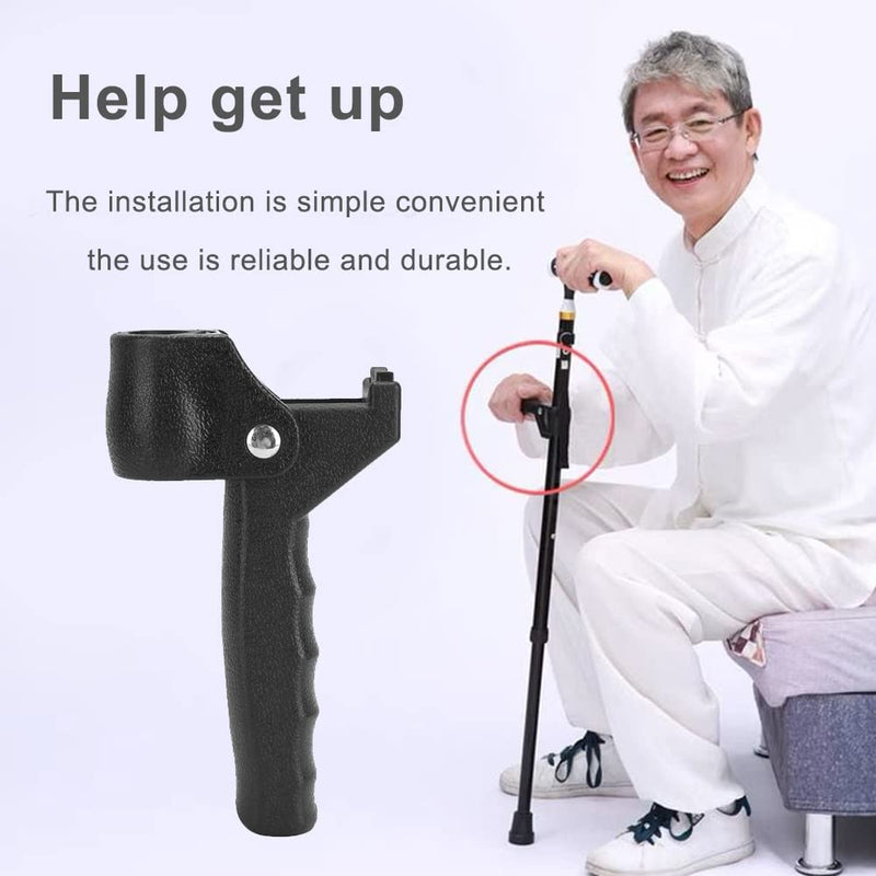 Auxiliary Handle Walking Stick Handle Walking Cane Side Handle Accessory for Elderly and People with Limited Mobility - BeesActive Australia