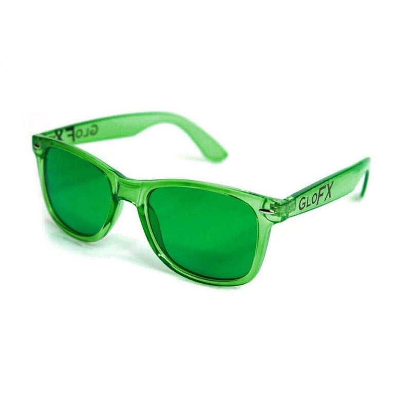GloFX Color Therapy Glasses � Chakra Glasses Mood Glasses Relax Glasses Light Therapy Glasses Chromatherapy Glasses Chromotherapy Glasses Green - BeesActive Australia
