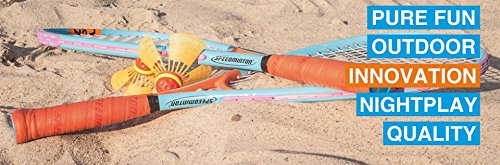 Speedminton SM01-FUN-10 FUN Set - Alternative to beach ball, spike ball, badminton, incl. 1 HELI and one FUN Speeder, perfect for the beach, park or backyard - BeesActive Australia